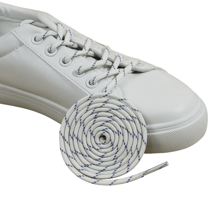4MM Color Dot Solid Polyester Shoelaces
