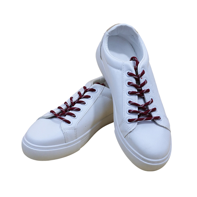 4MM Color Inter-Color Dots Solid Round Shoelaces