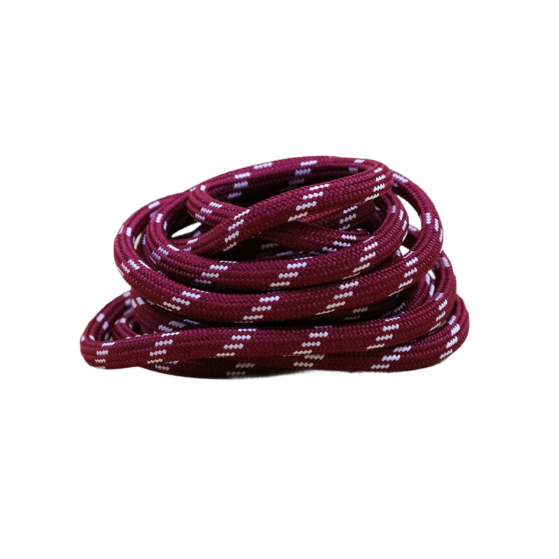 4MM Color Inter-Color Dots Solid Round Shoelaces