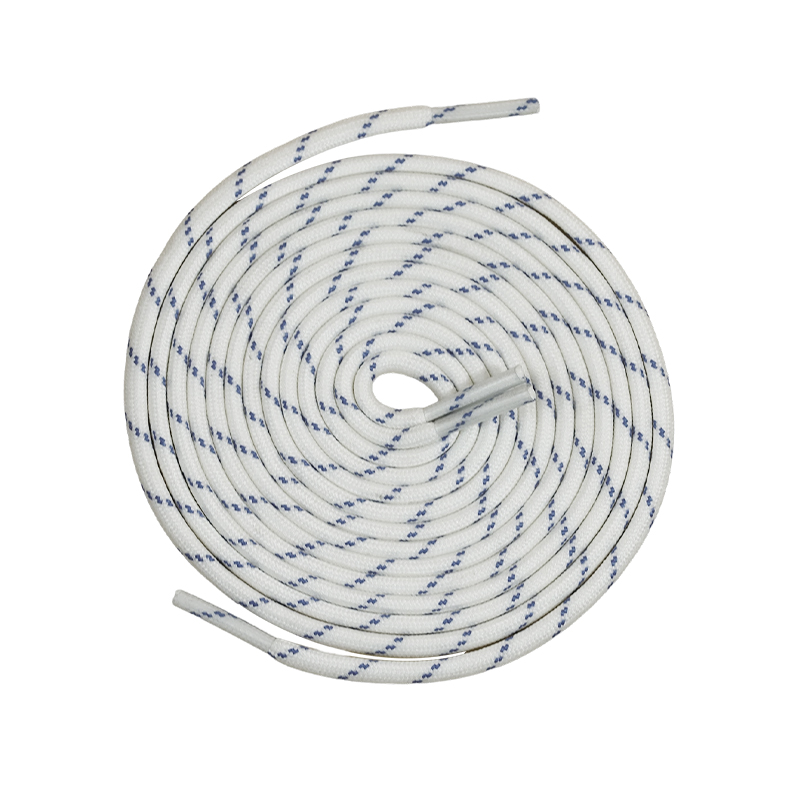 4MM Color Dot Solid Polyester Shoelaces